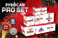 Pyrocan Pro Set Fireworks Package: Toronto, Canada