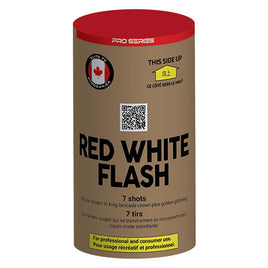 RedWhiteFlash-Cake at Rocket Fireworks Canada